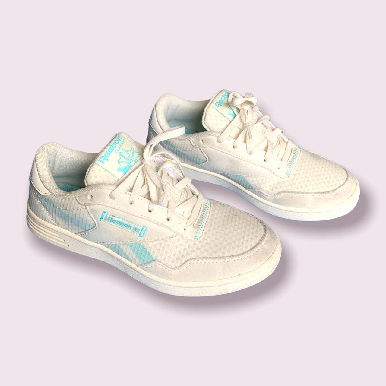 cream reebok trainers