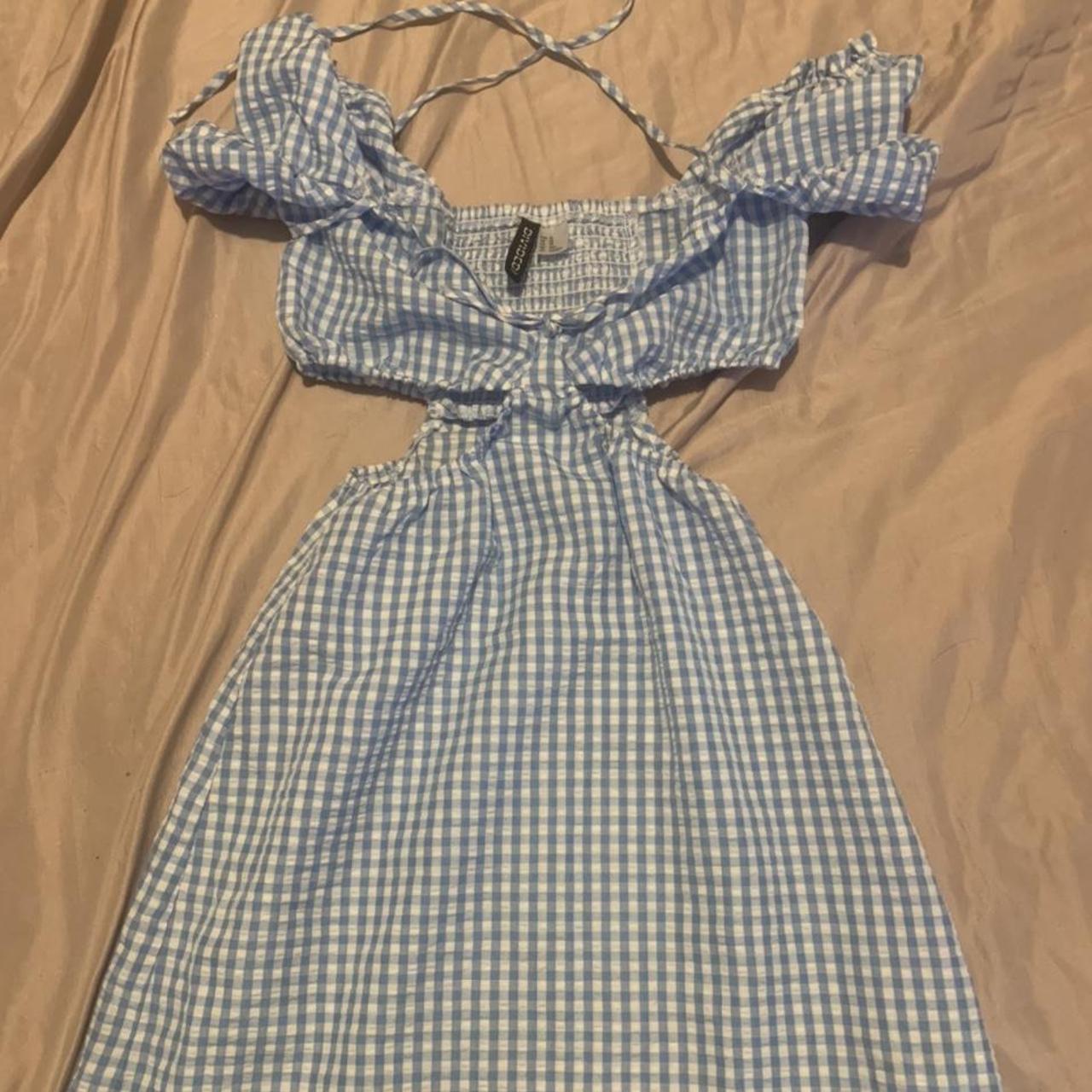 H and hotsell m checked dress