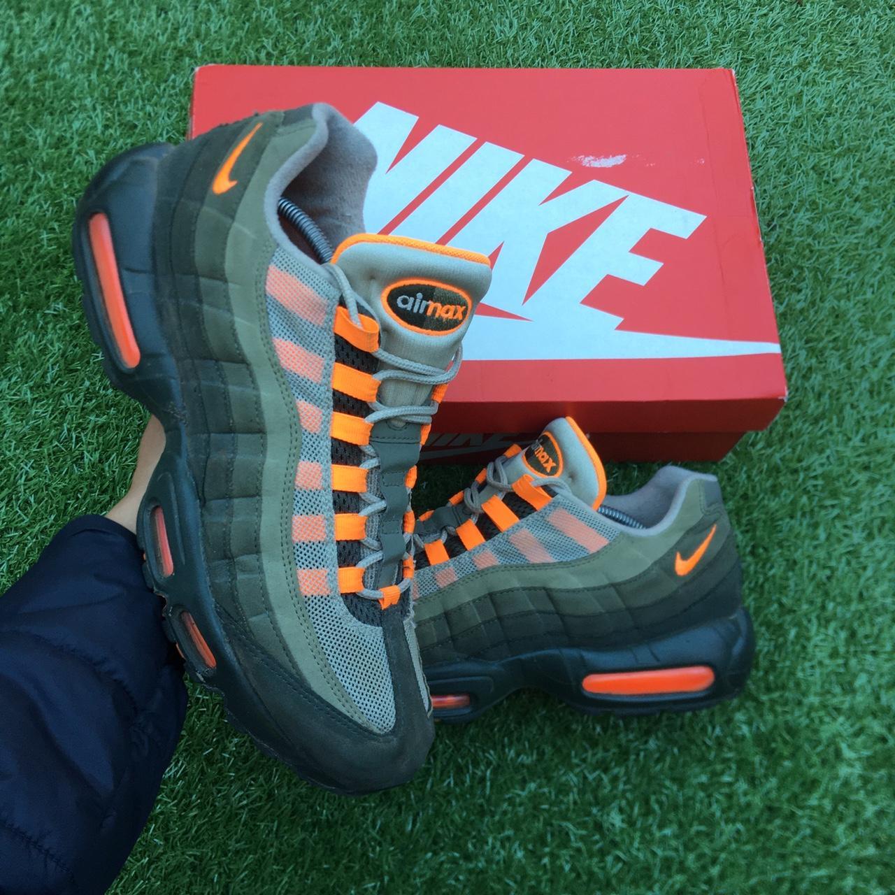 air max 95 white and orange