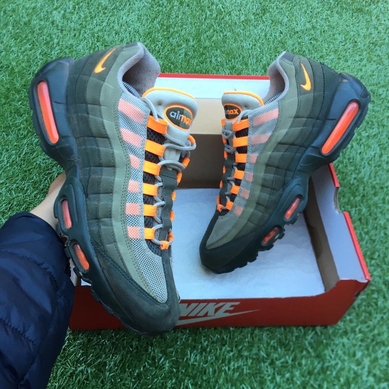air max 95 olive orange