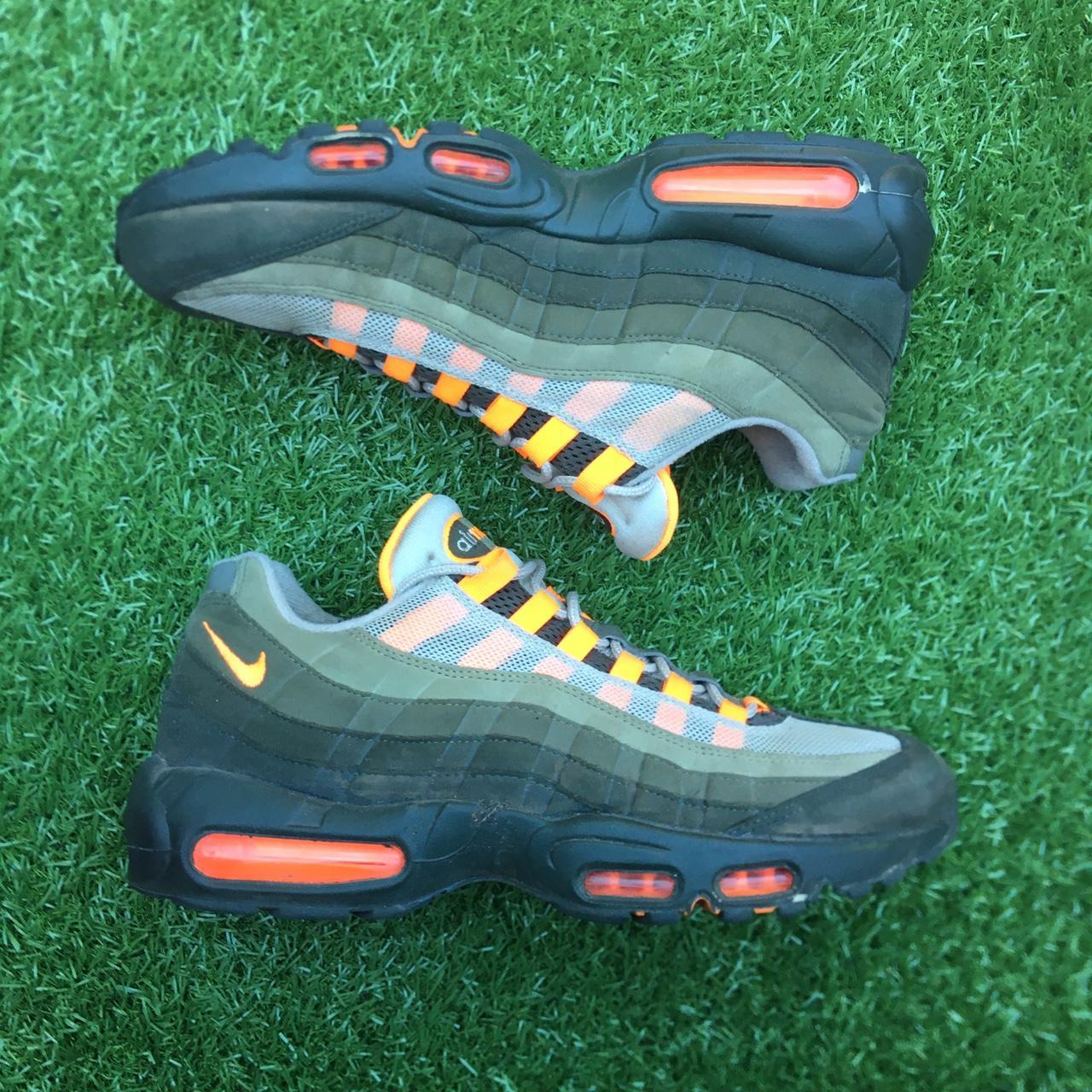 air max 95 olive green orange