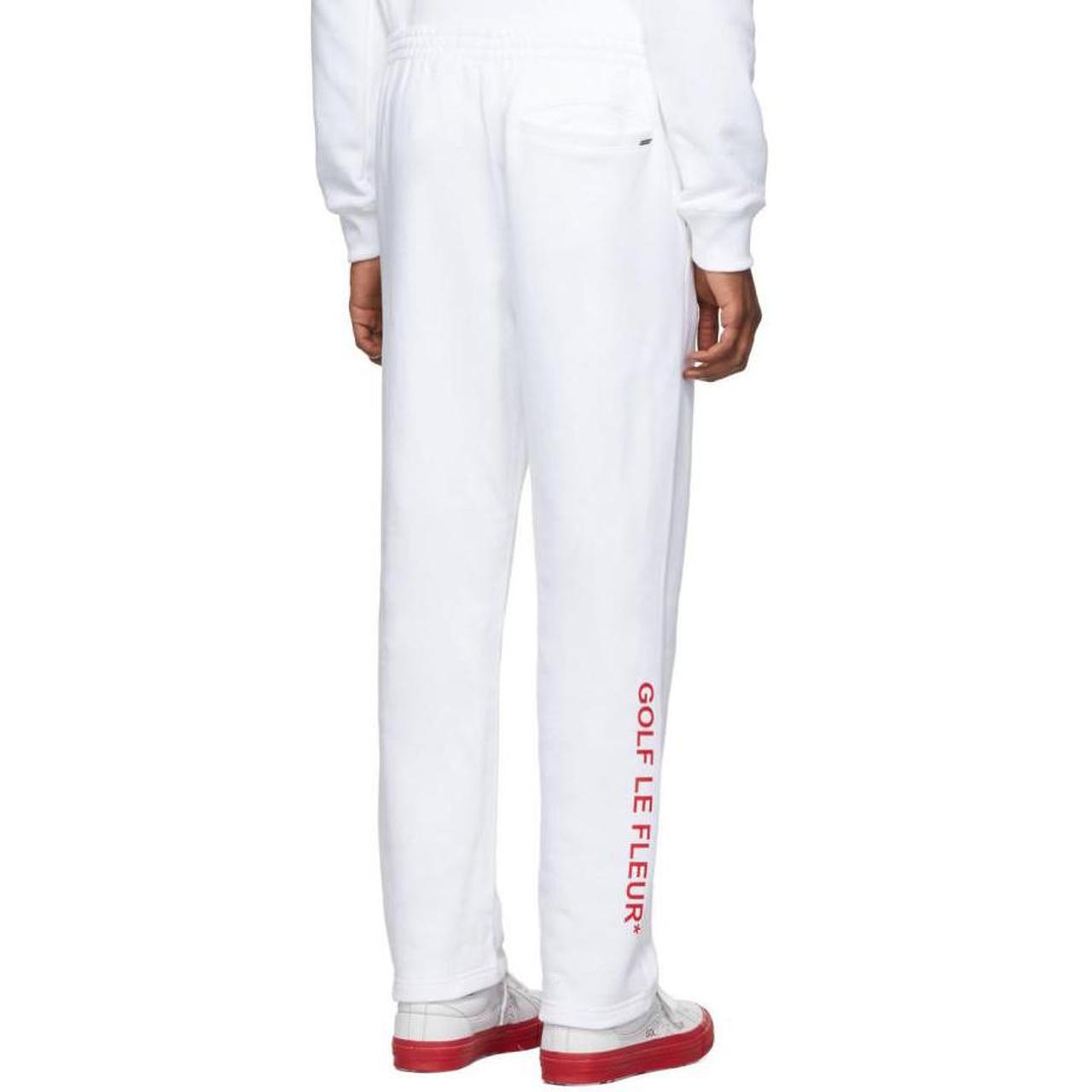 Converse Men's White and Red Joggers-tracksuits (3)