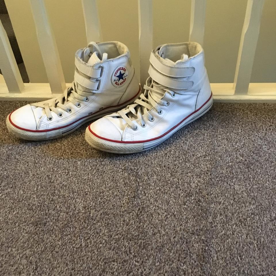 Converse velcro clearance high tops