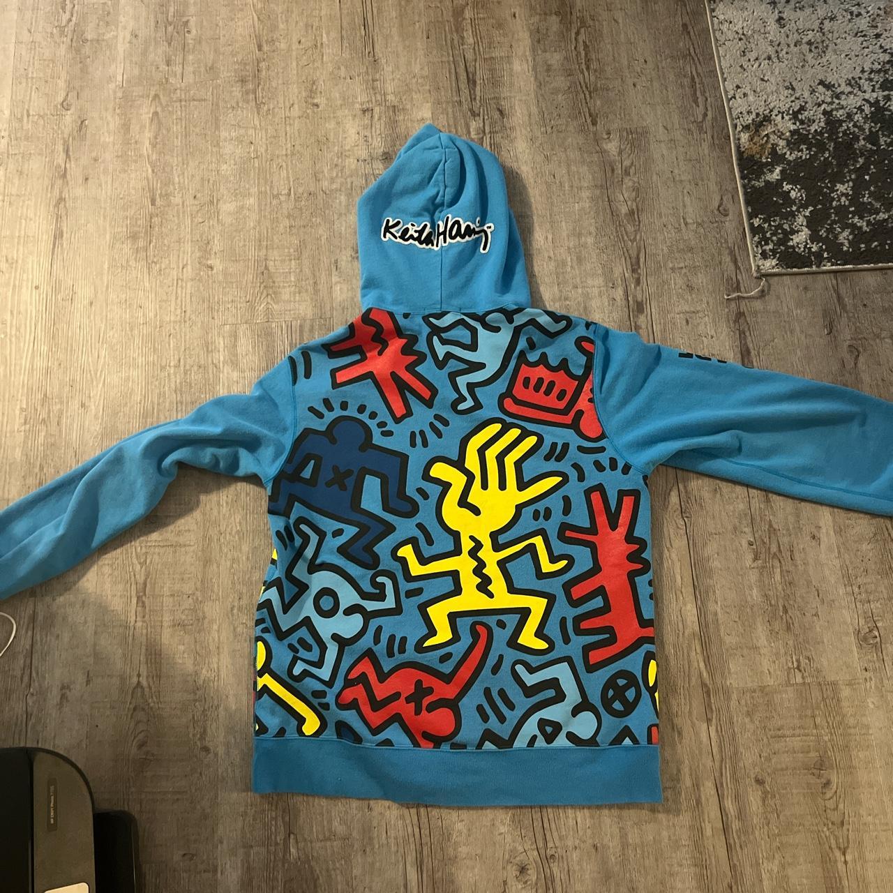 BAPE Keith Haring Shark Full Zip Hoddie I have