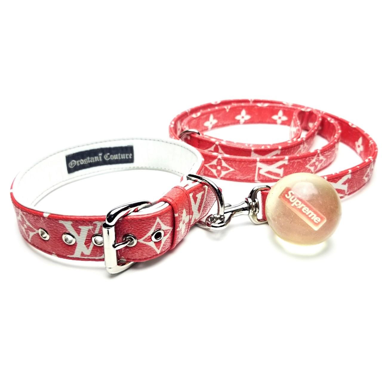Custom Louis Vuitton & Supreme Design Bulldog-Red – HT Animal