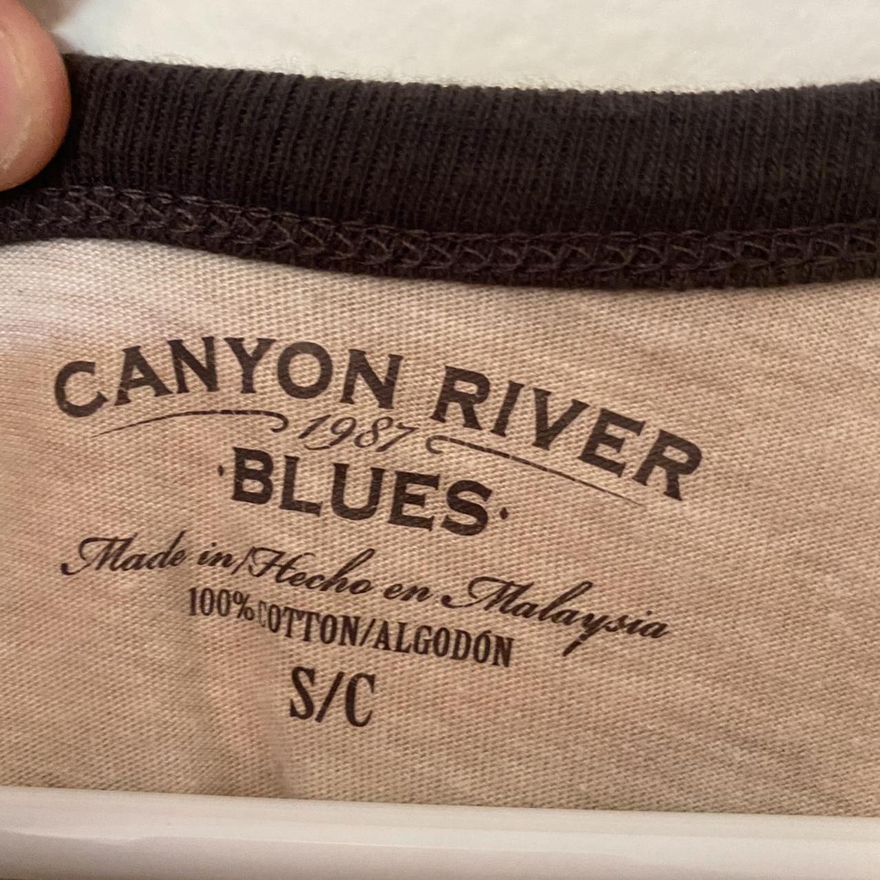 Canyon River Blues Men's Brown and Cream T-shirt (3)