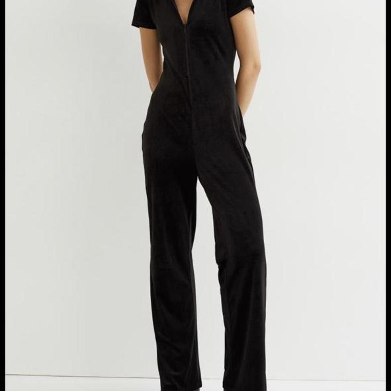 H&M Women's Black Jumpsuit Depop