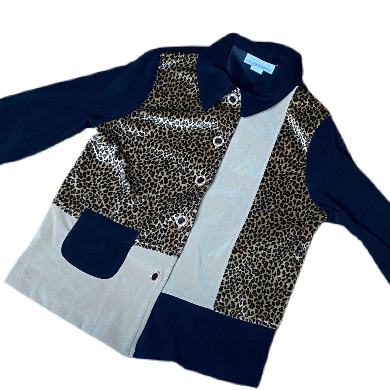 Product Image 1 - Vintage cheetah color block blazer