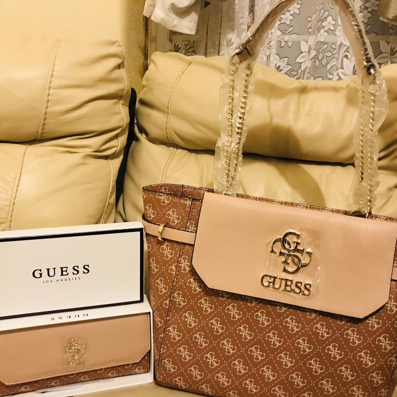 Set Guess Handbag and purse, Luxury, Bags & Wallets on Carousell