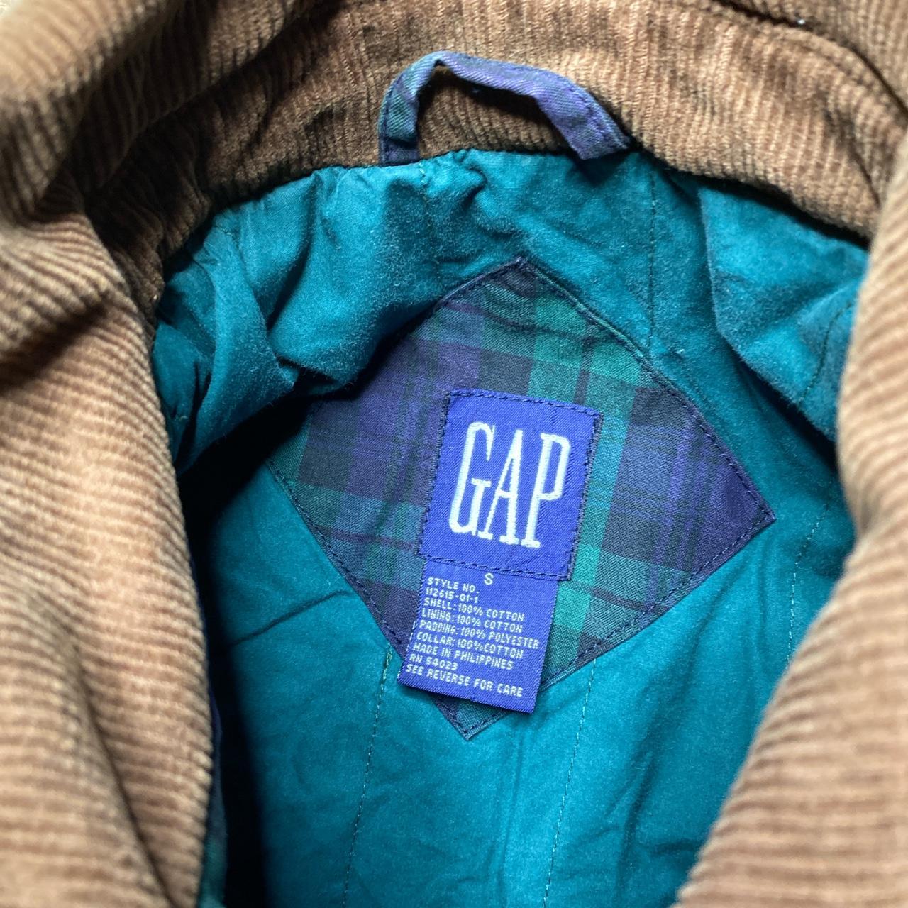 Vintage 1990s Plaid Gap Jacket Tagged Size... - Depop
