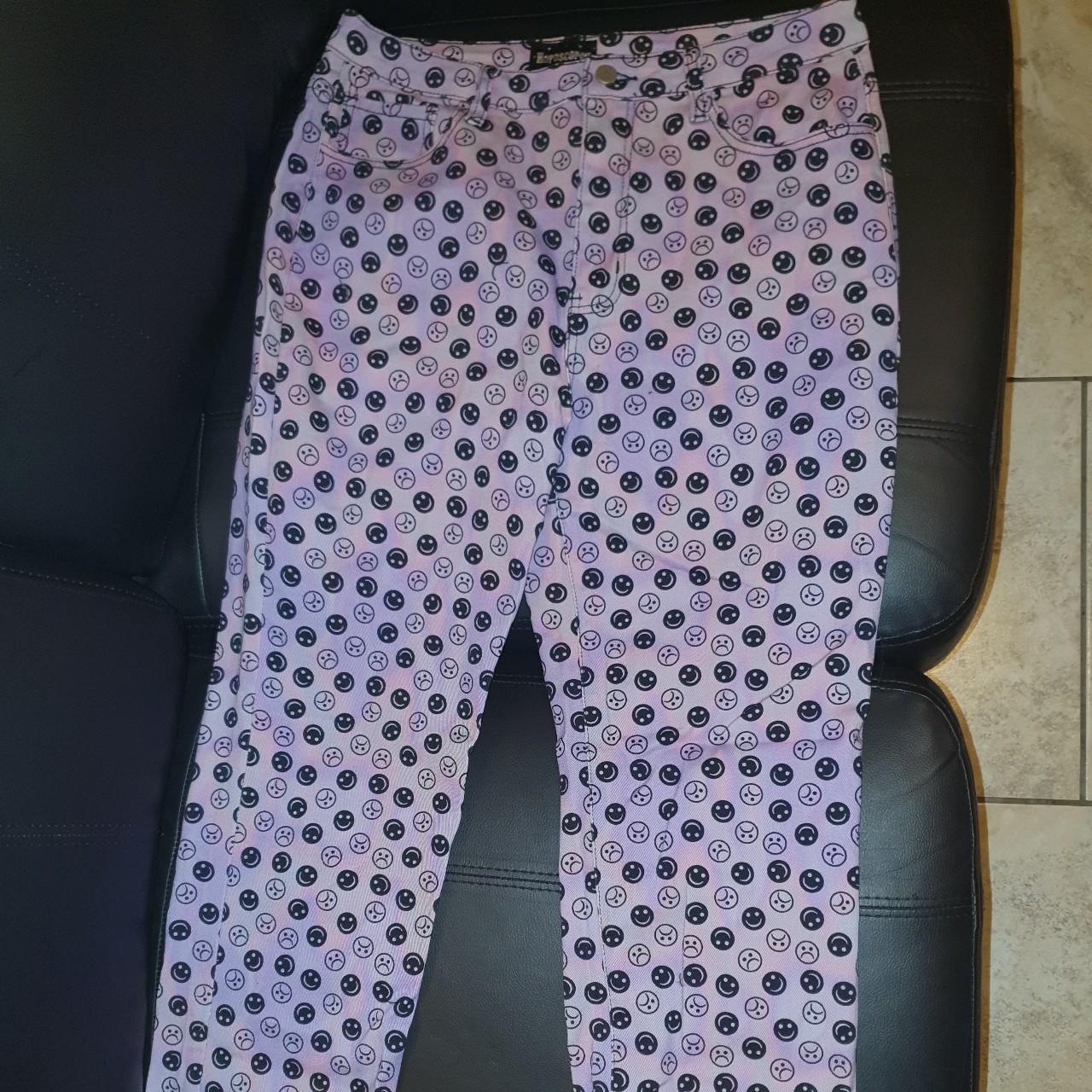 Women's Purple and Black Jeans | Depop