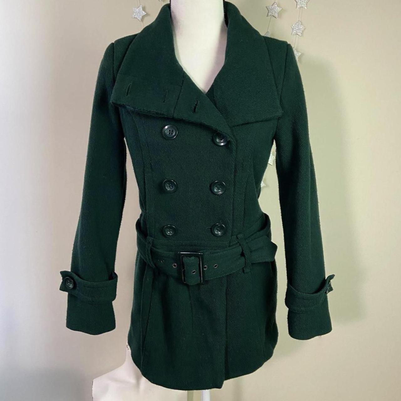 forest green peacoat