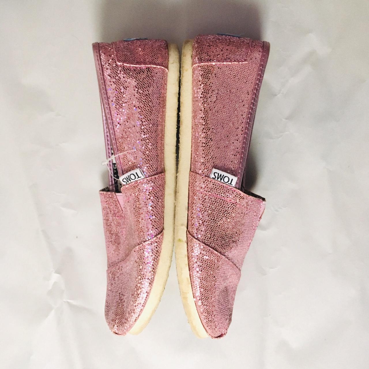 Pink deals glitter toms