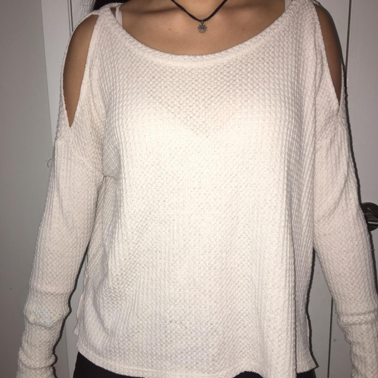 American eagle cold shoulder on sale sweater