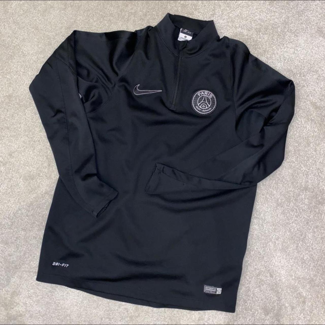 psg half zip black