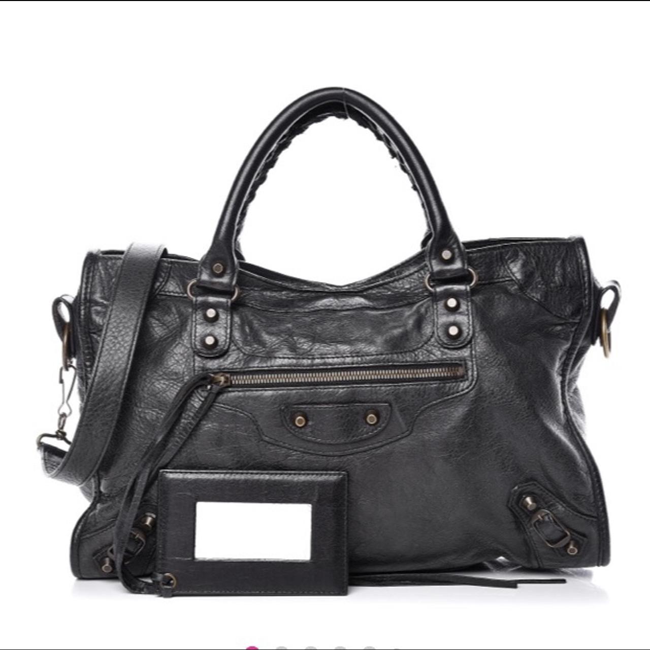 Balenciaga black city bag | Depop