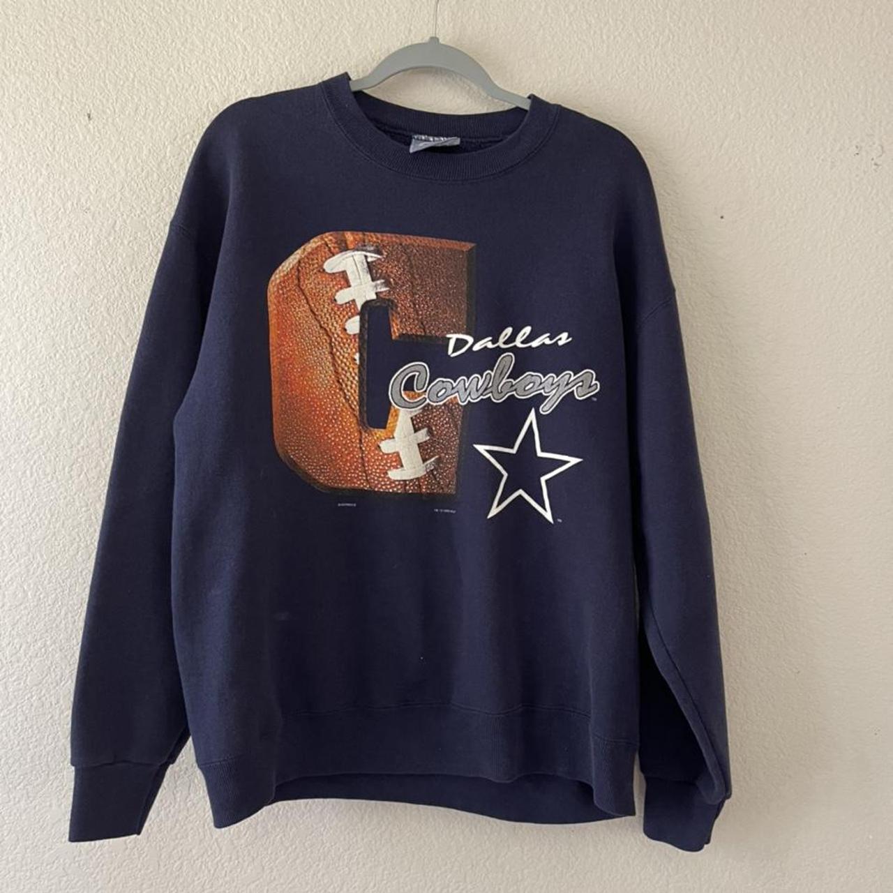 Men's Vintage Dallas Cowboys Sweatshirt Size - Depop