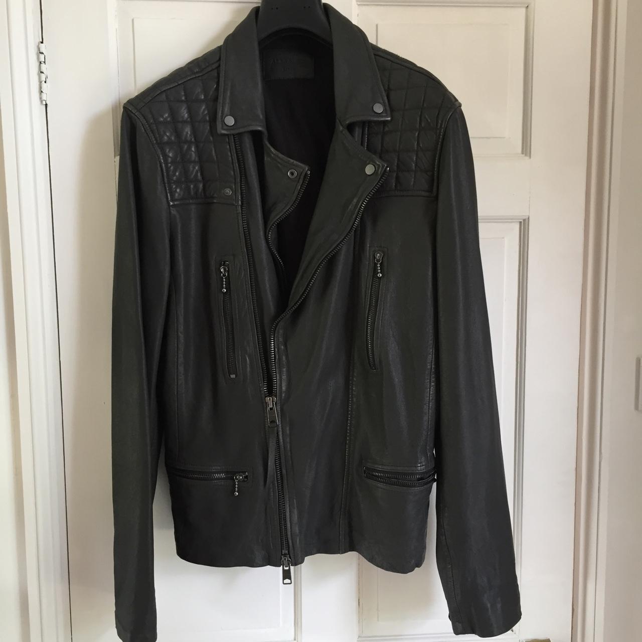 all saints rowley leather jacket