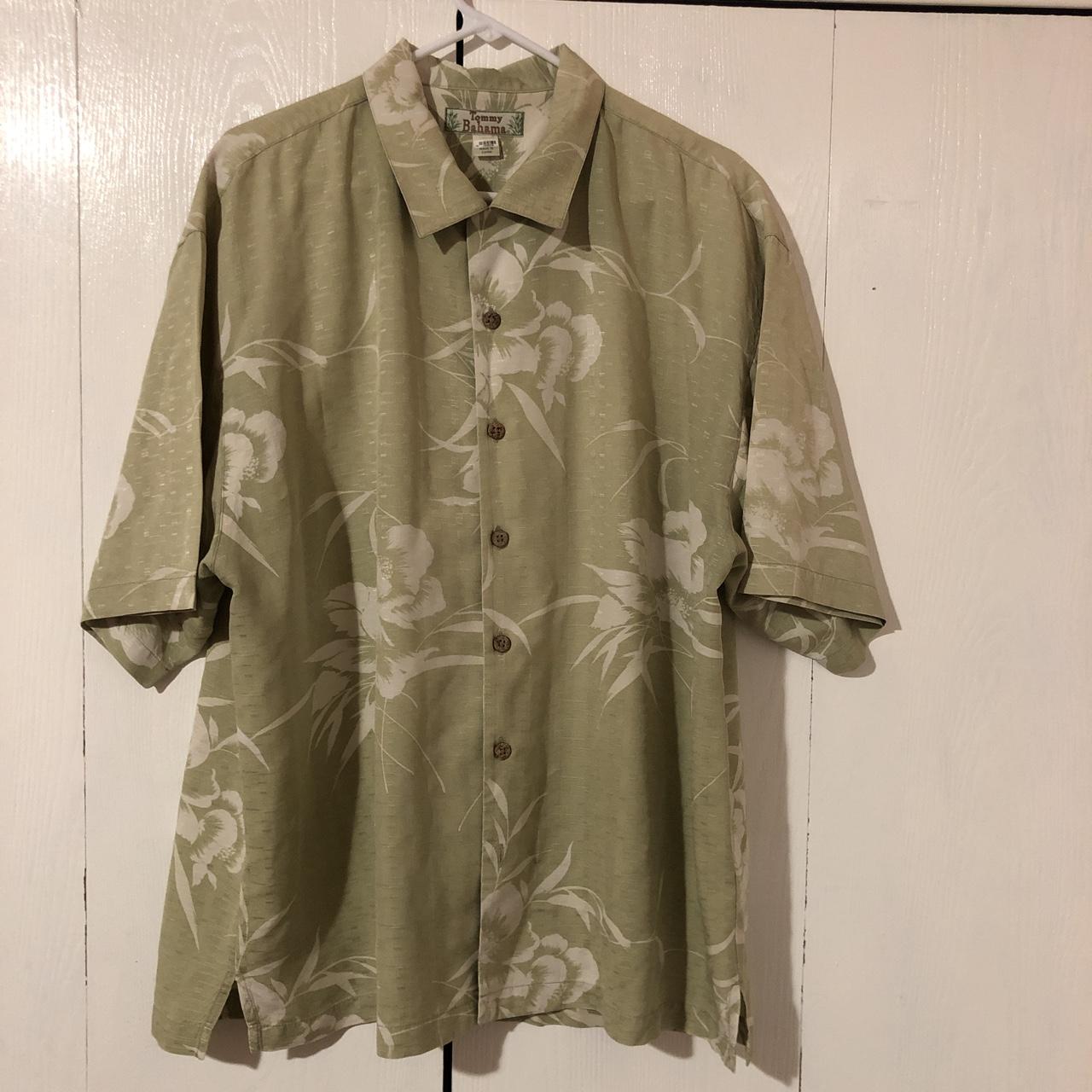 Authentic Tommy Bahama button up floral shirt.... - Depop