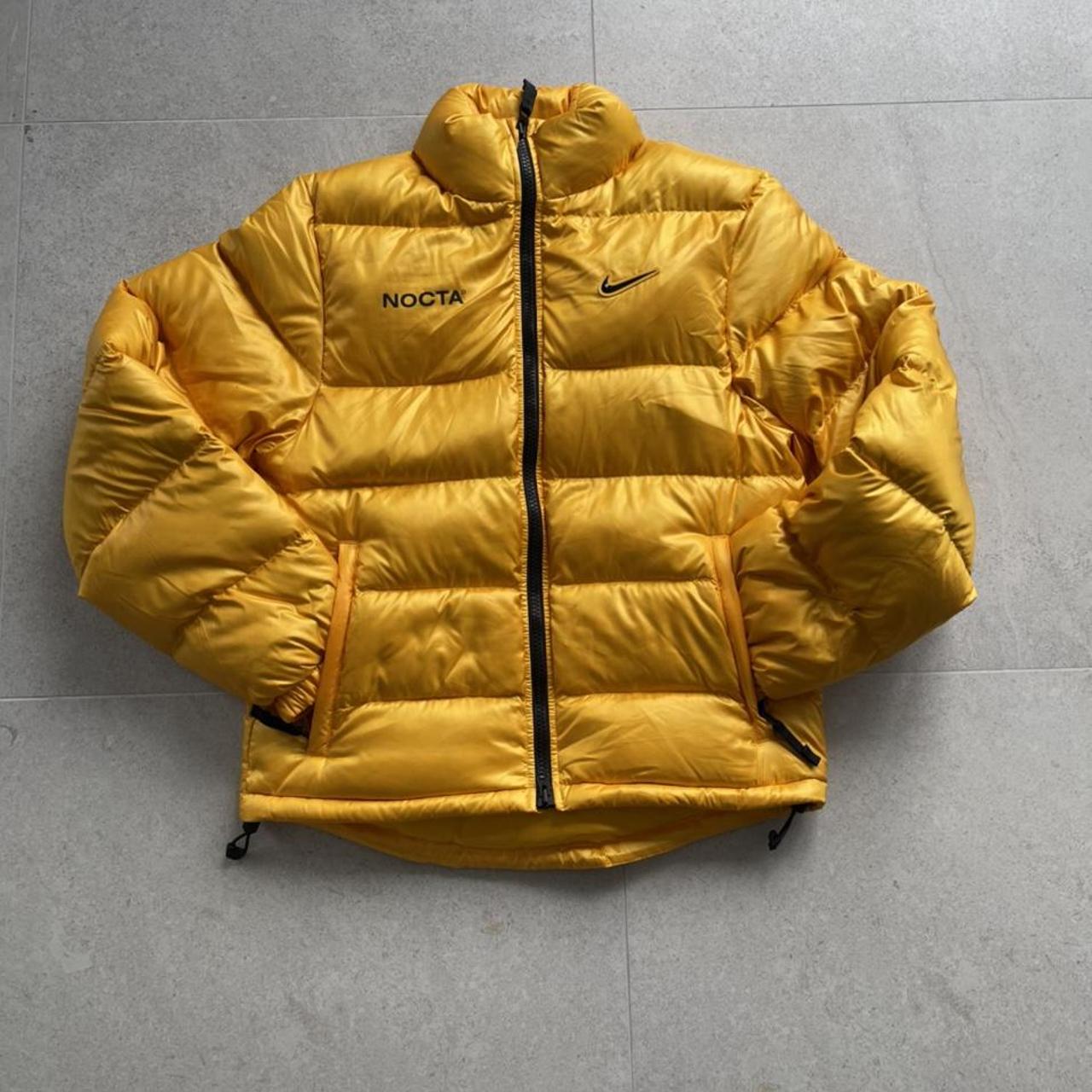 drake nike jacket yellow