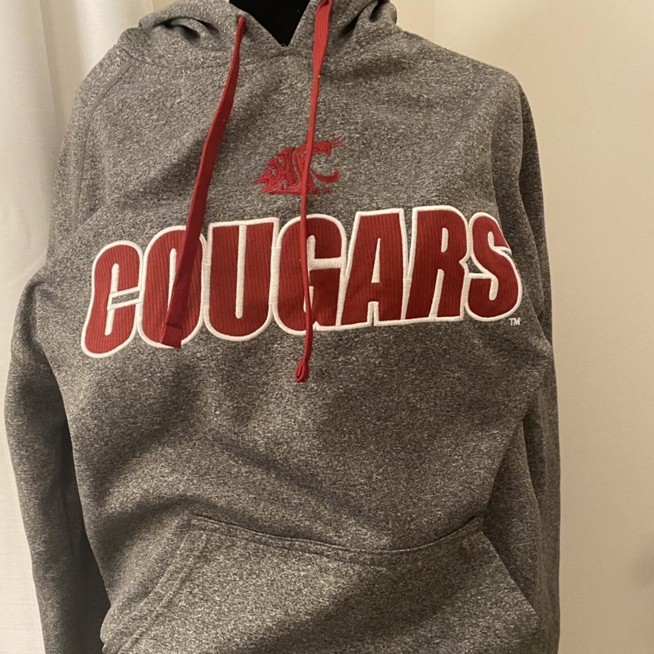 Champion cougars sweatshirt Fuzzy on the inside... - Depop