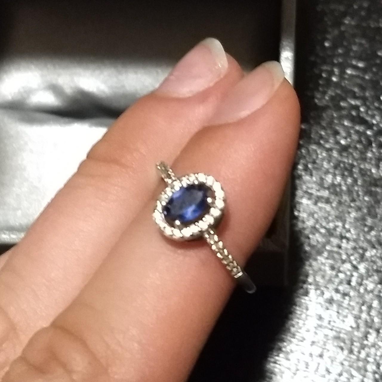 Sapphire engagement deals rings zales