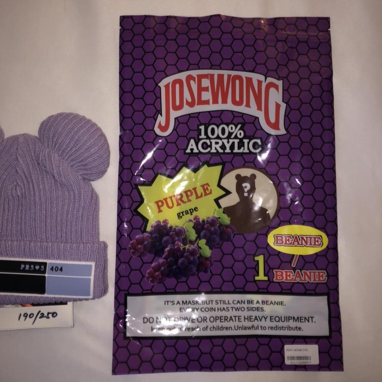 Jose Wong Mouse Picky Ear Beanie in the lavender - Depop