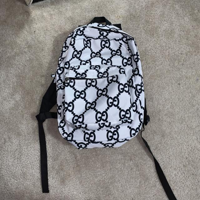 White Imran Potato Gucci Backpack Rare Piece and... - Depop