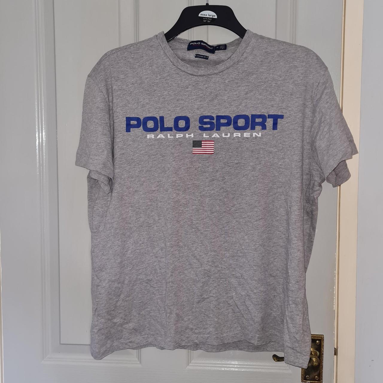 Grey Polo Ralph Lauren Sport T-shirt Great condition... - Depop