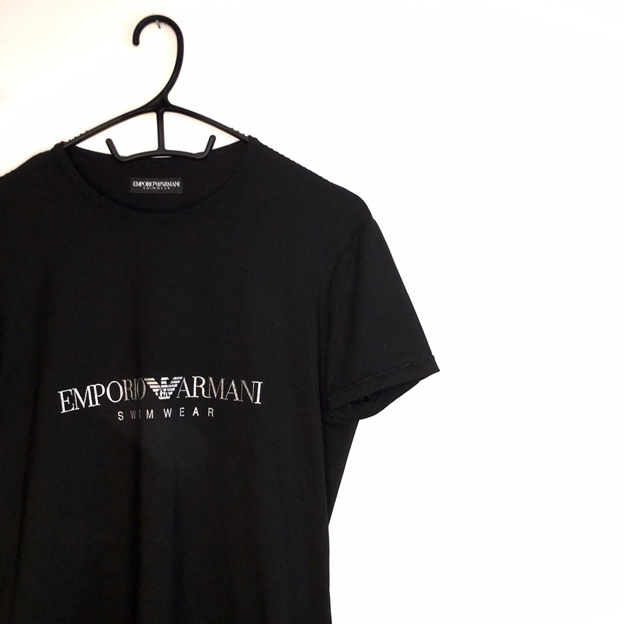Emporio Armani Beachwear Logo T Shirt White