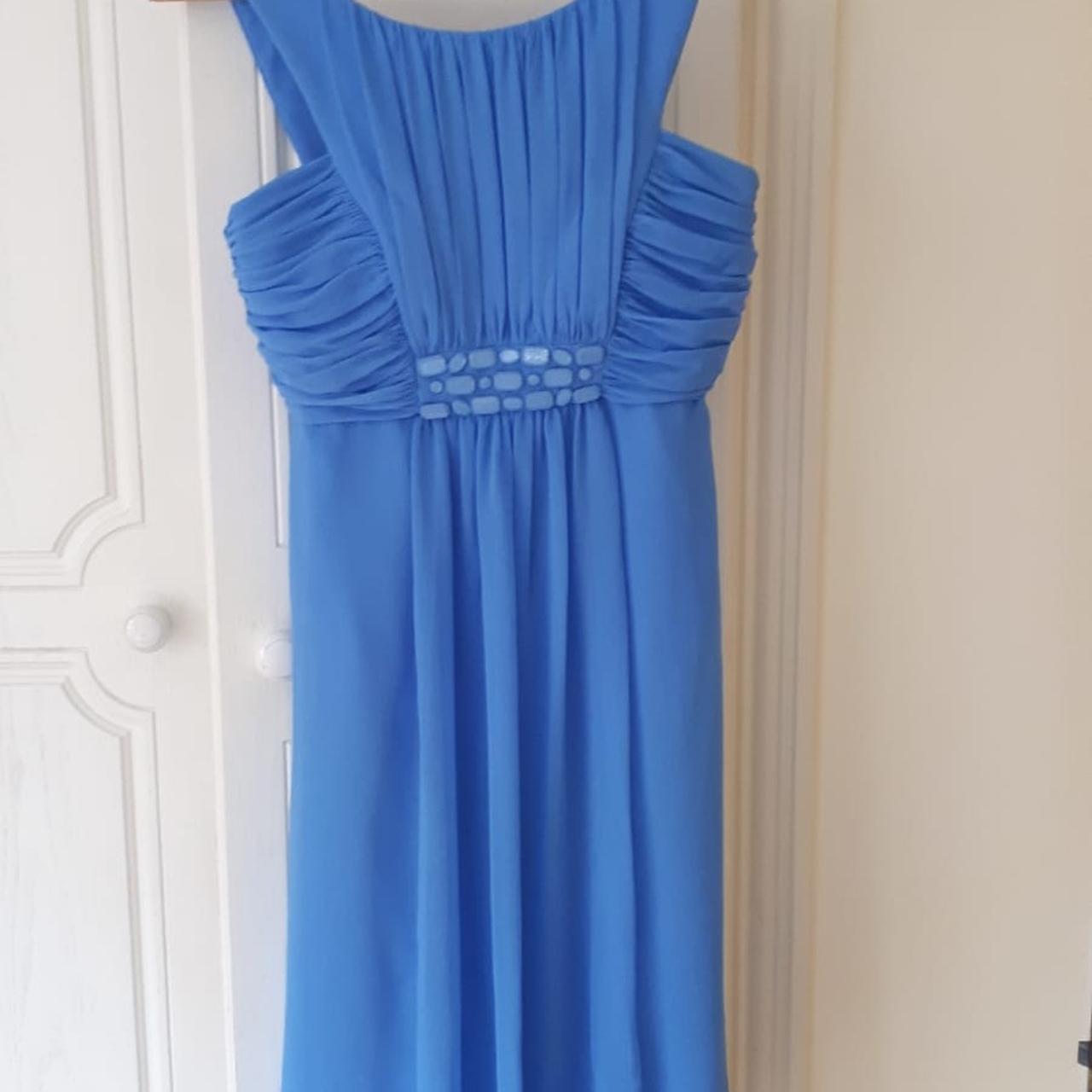 Stunning cornflower blue dress and ...