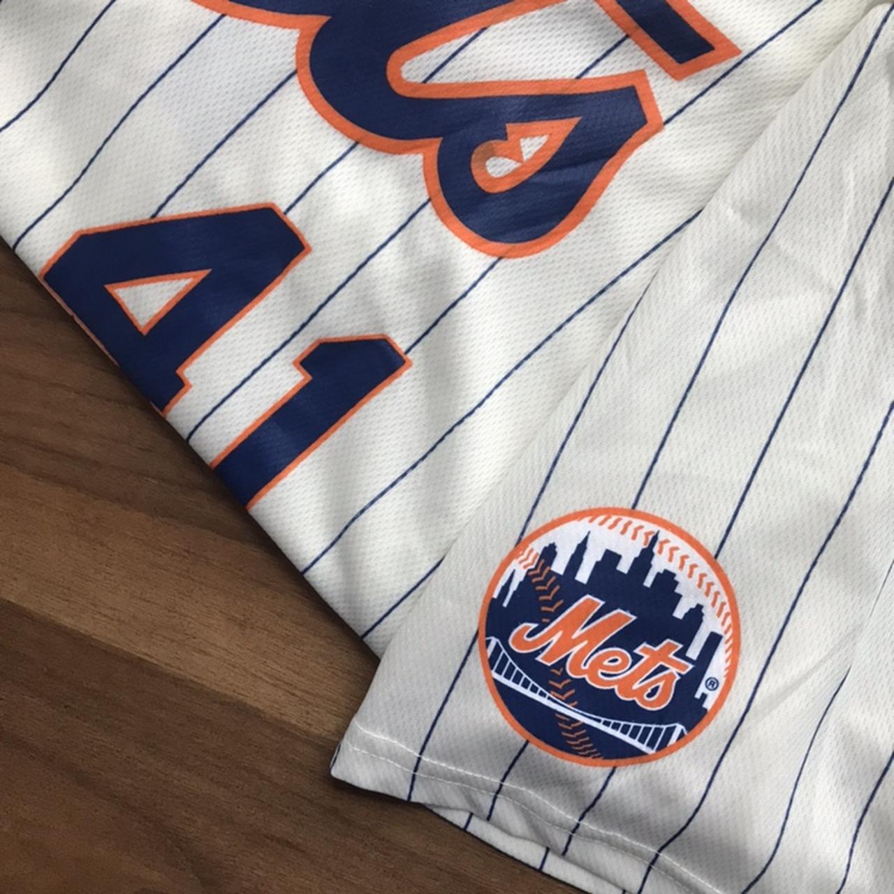 New York Mets vintage style fresh mesh-like jersey - Depop