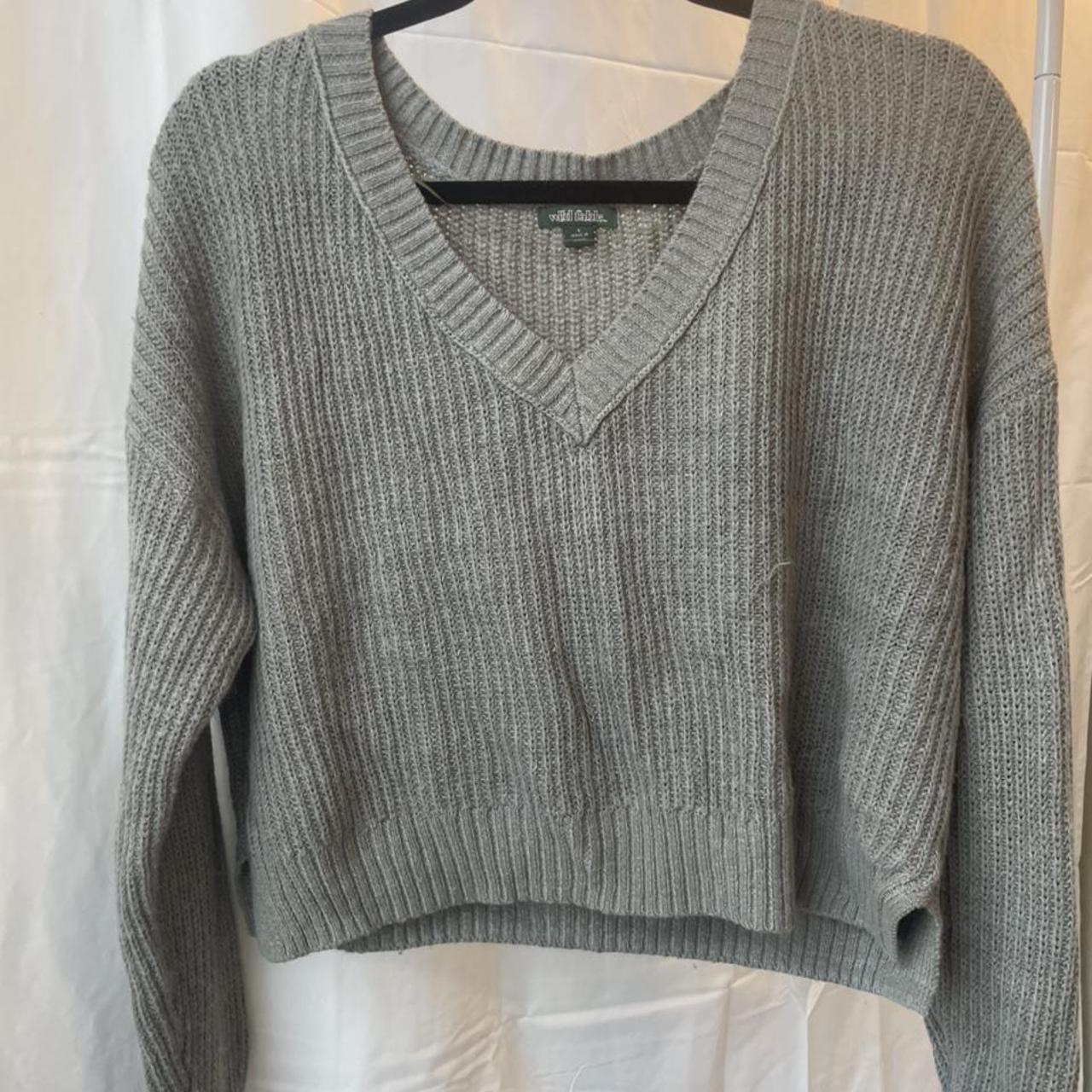 wild fable cropped sweater