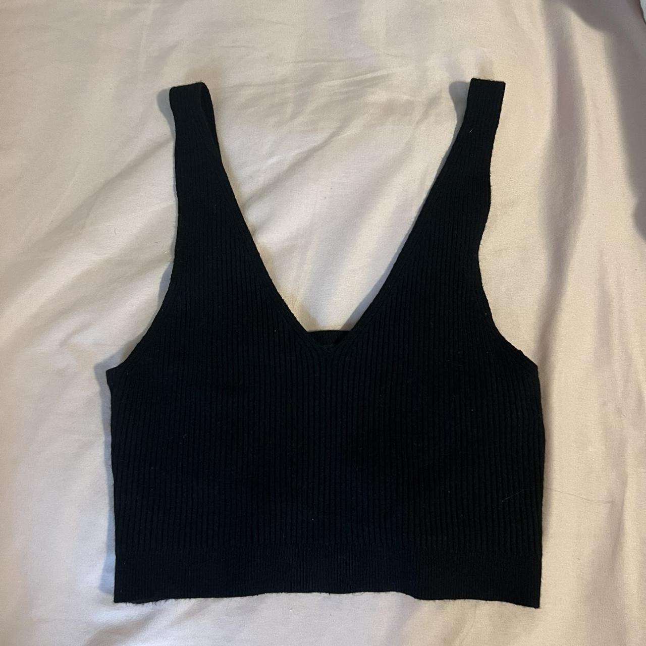 Product Image 1 - Ribbed Black Tank Top 🖤
-cropped