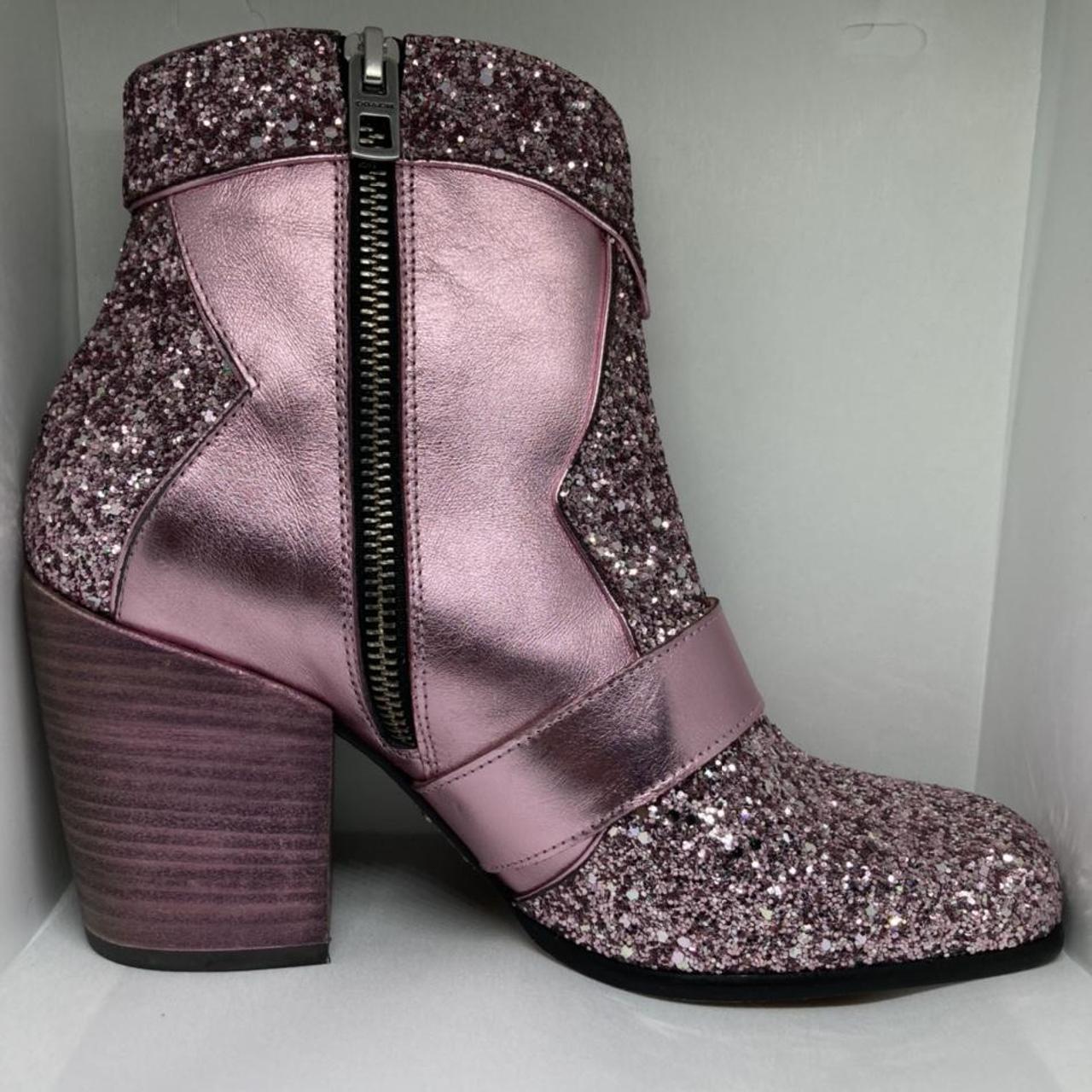 coach glitter boots