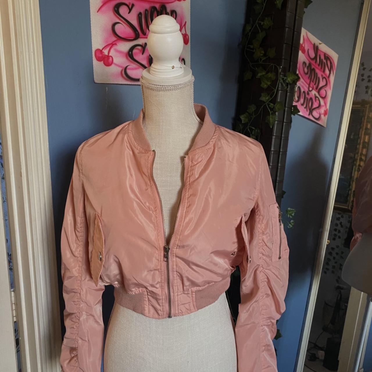 Fashion Nova Women's Pink Jacket Depop