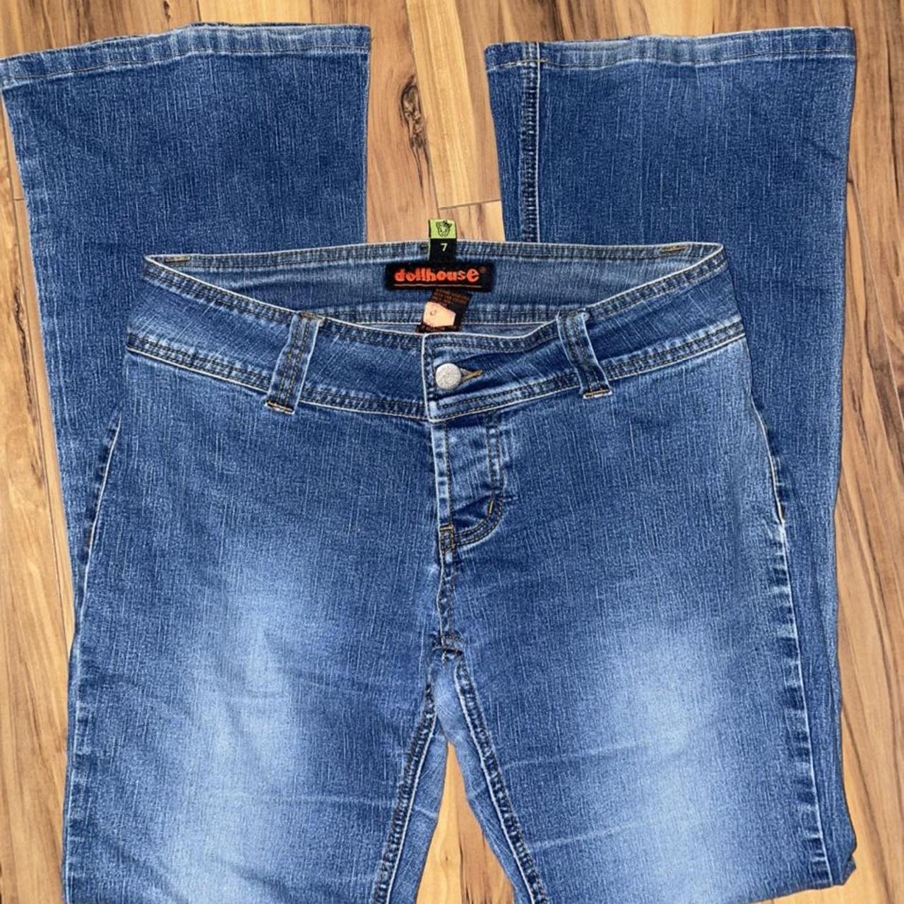 Super low rise dollhouse jeans 28’ waist Depop