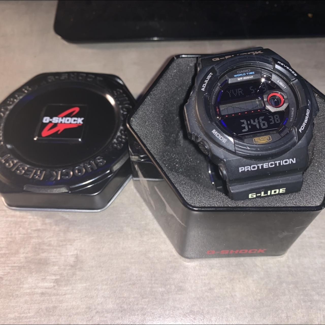 Black on Black GShock. Perfect condition, works... Depop