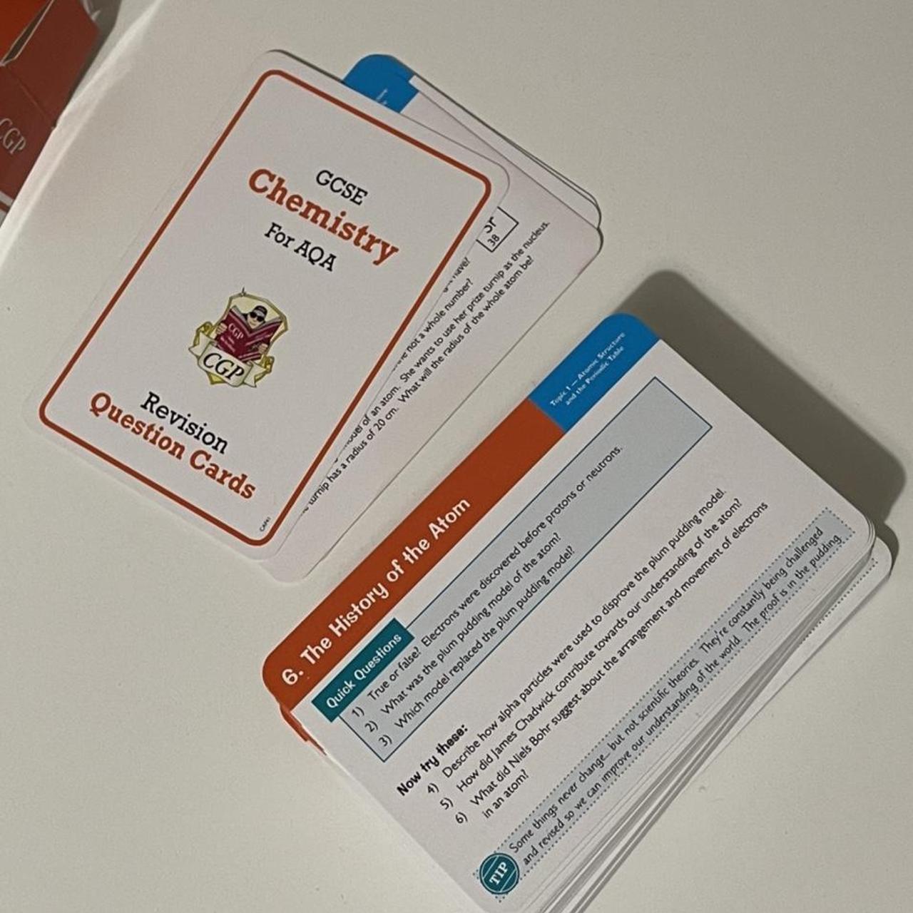 CGP AQA GCSE Chemistry Flashcards Like New Great... Depop