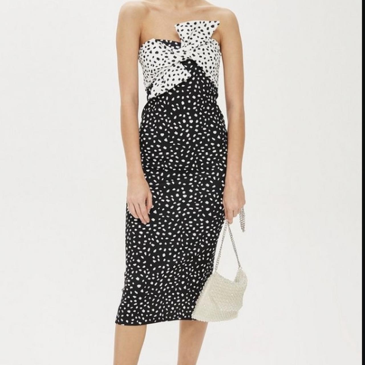 polka dot bow dress