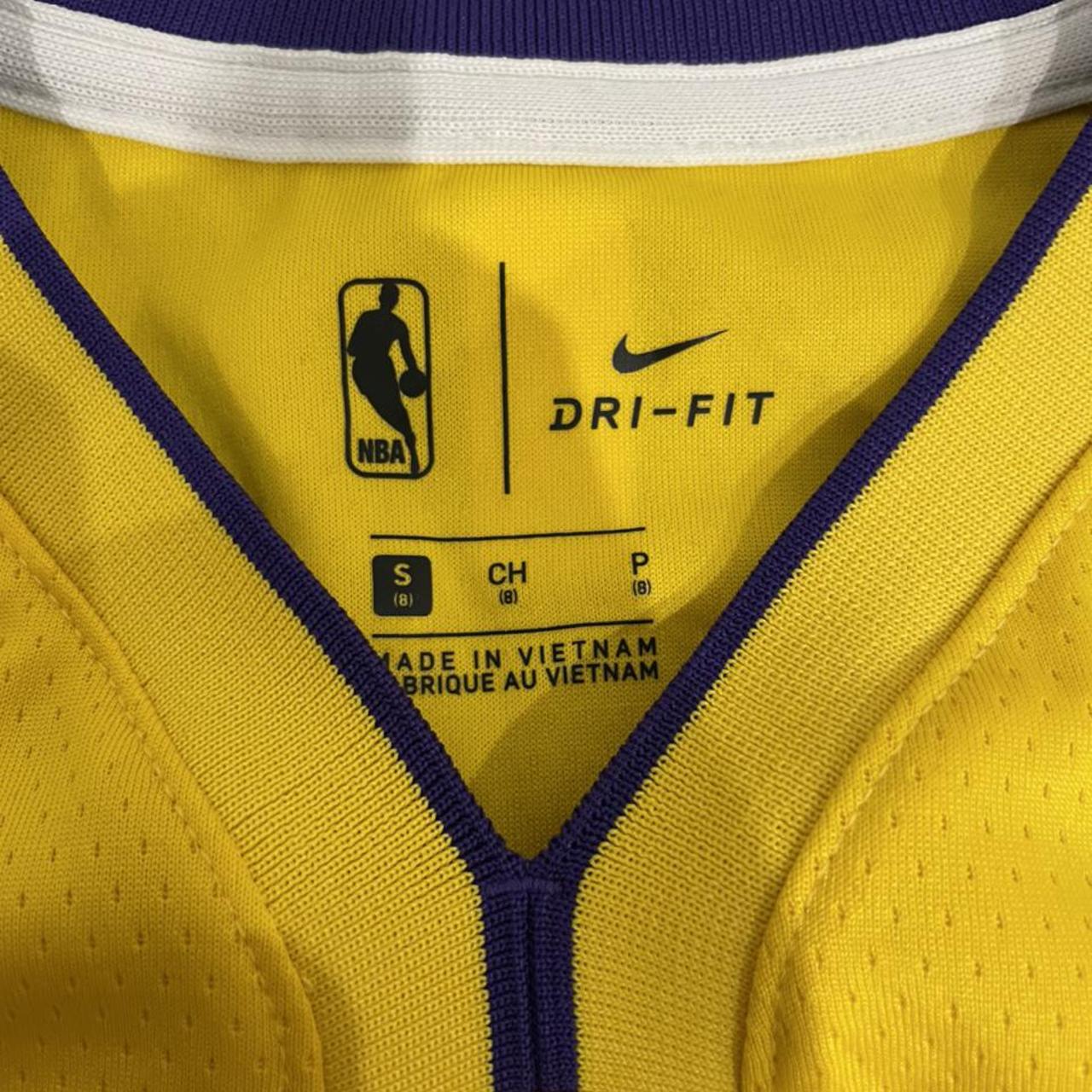Men's Los Angeles Lakers Lonzo Ball Nike Yellow Swingman Jersey