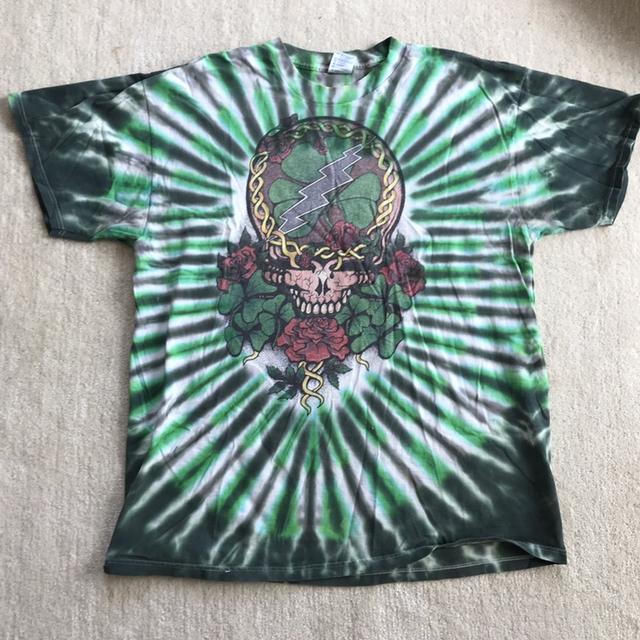 ☆ insane rare vintage Grateful Dead t shirt 90s tie - Depop