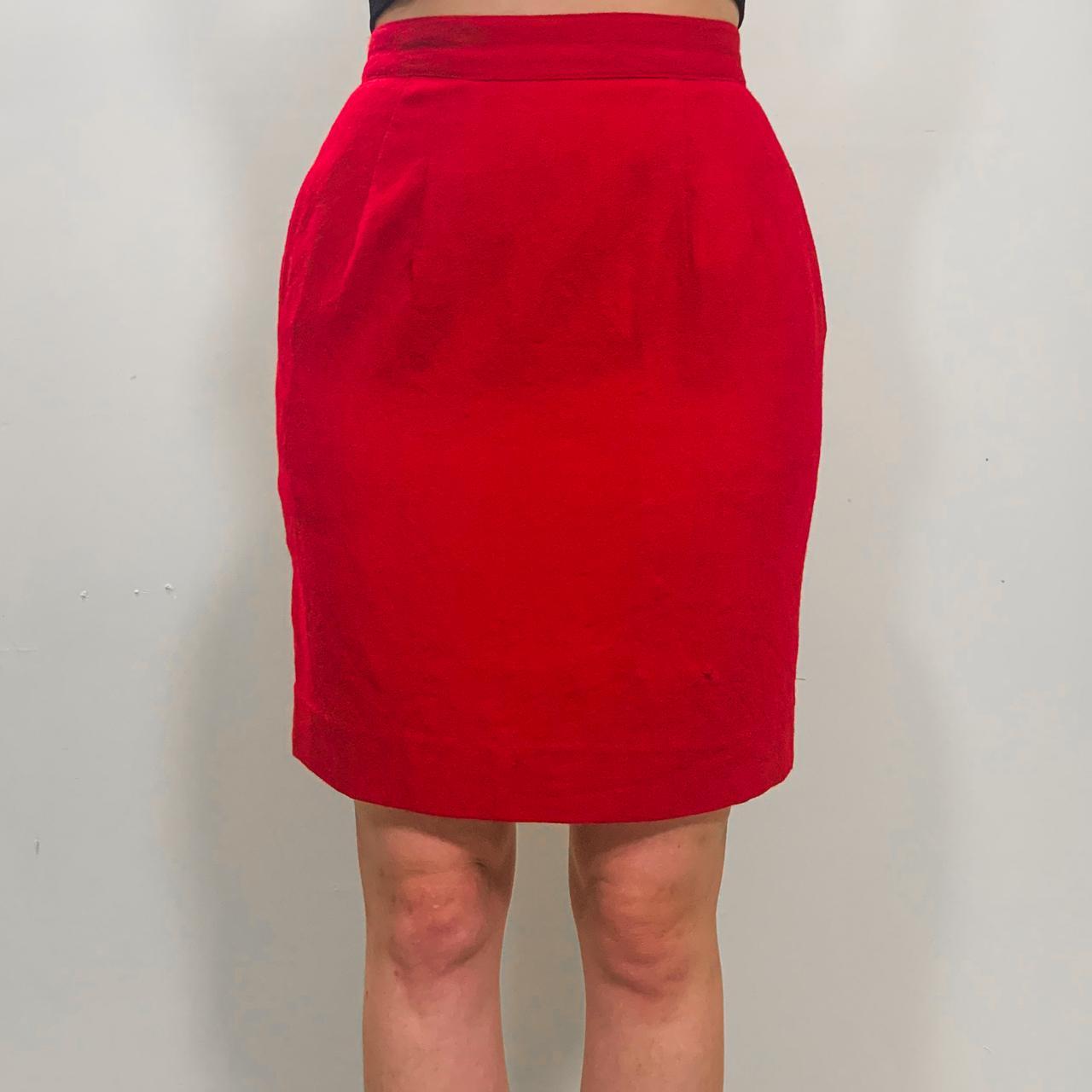 Vintage Etro Paisley Print Wrapped Wool Skirt - Depop