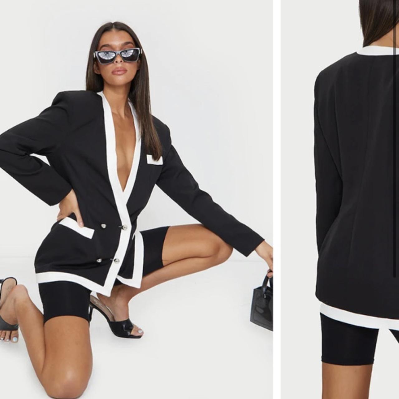 Pretty little thing black blazer Brand new Still has - Depop