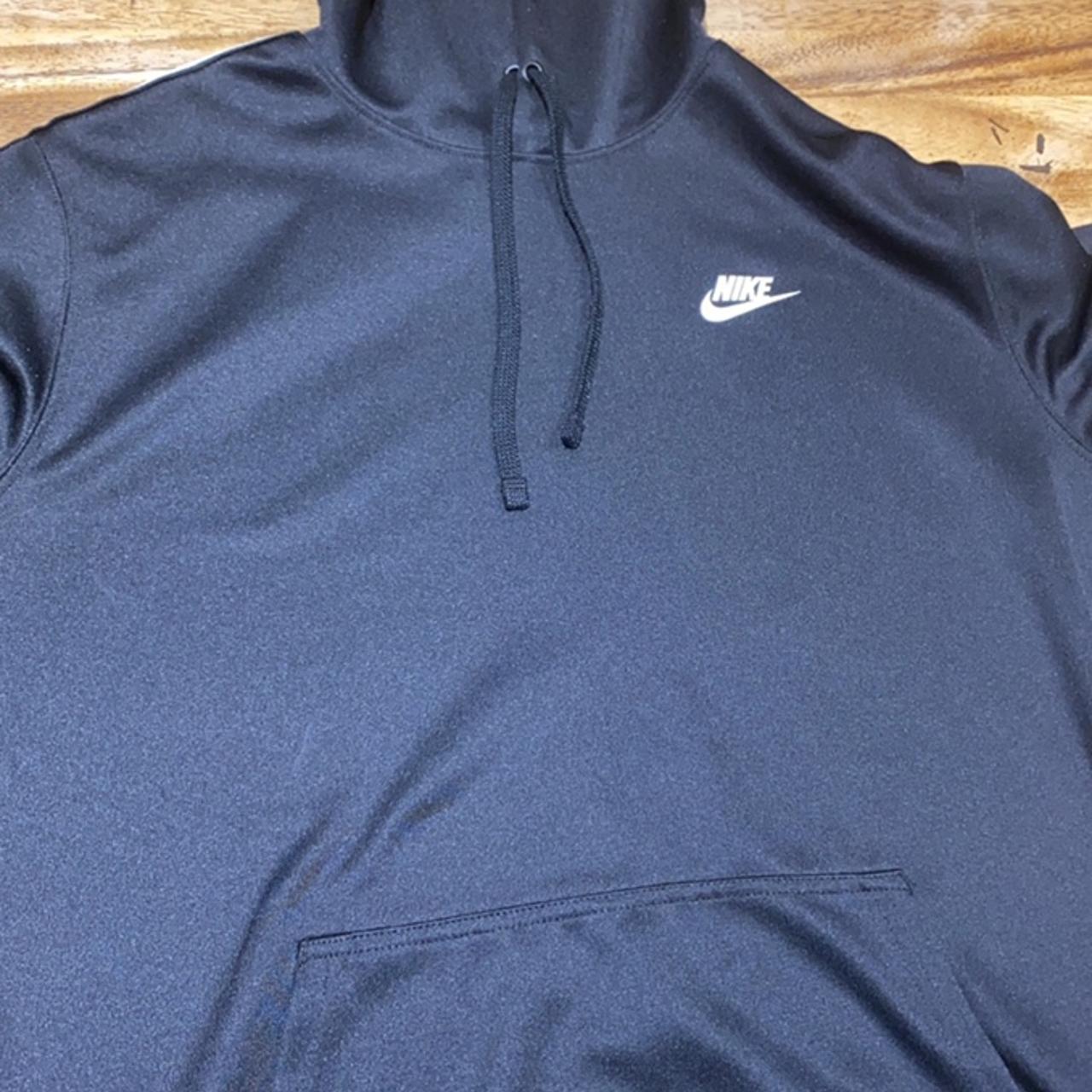 mens nike taped hoodie