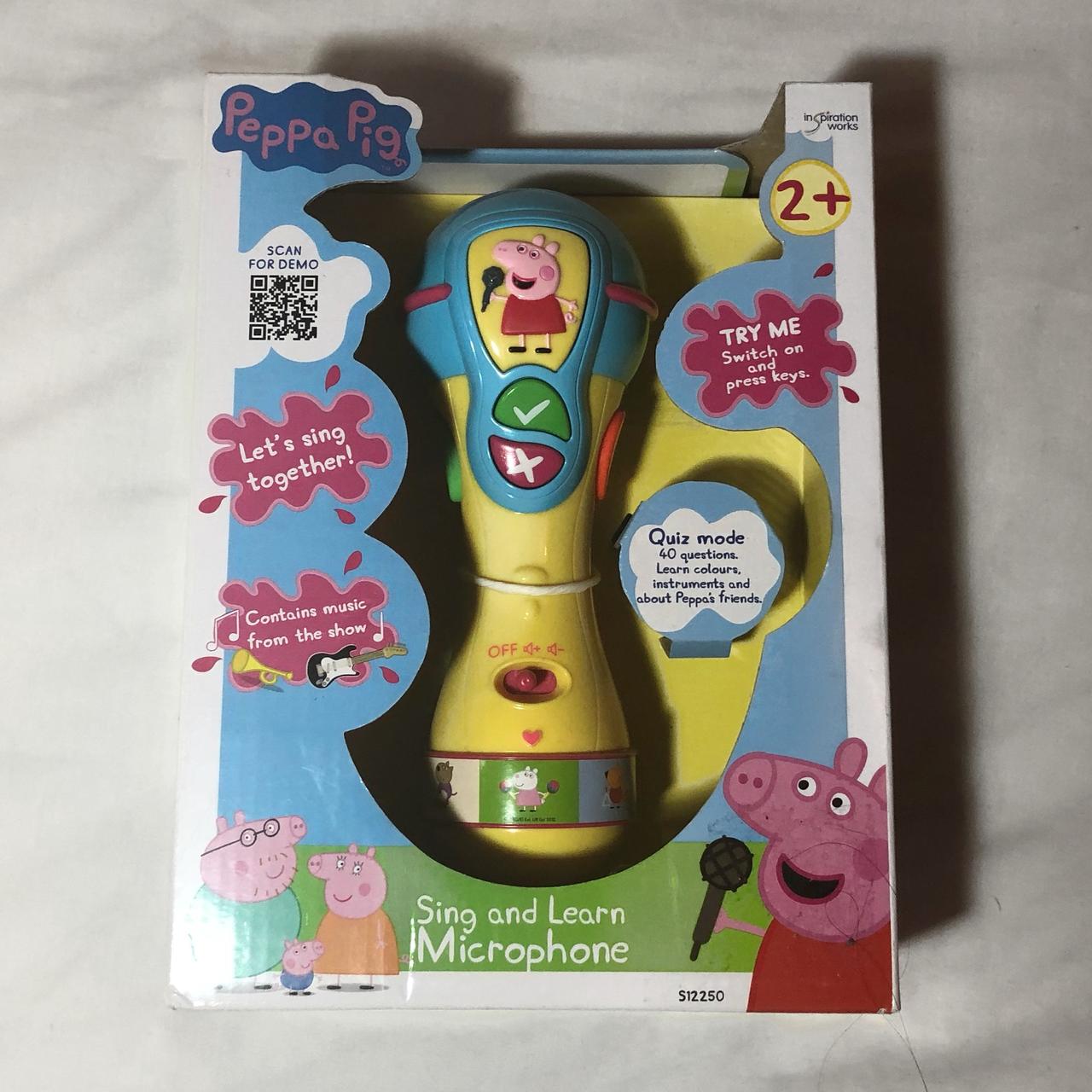 Peppa Pig Sing along Microphone UNUSED. FREE