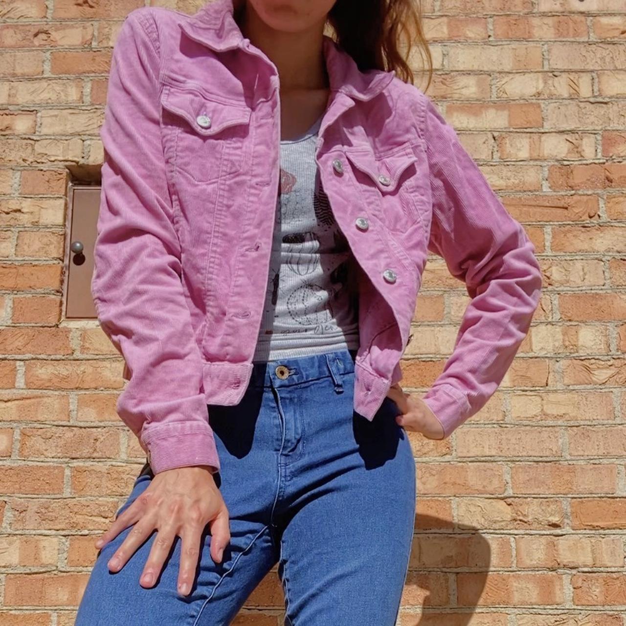 Brandy melville on sale pink corduroy jacket