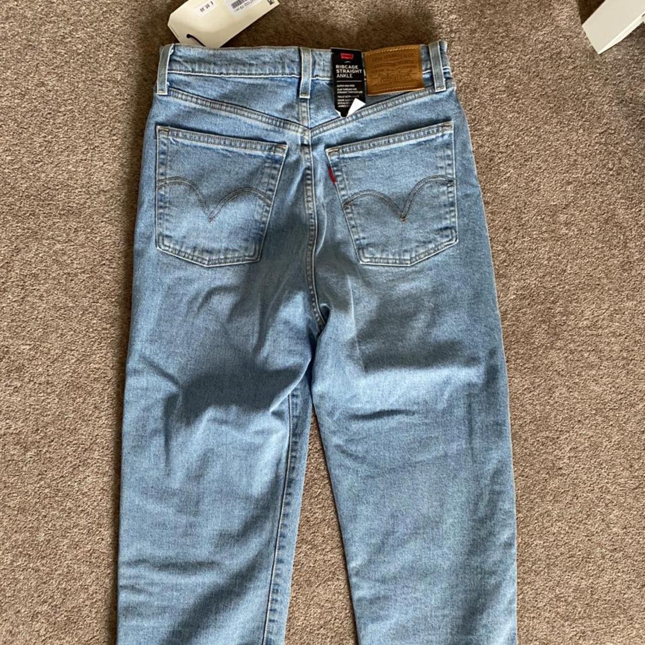 Levi’s rib cage straight ankle jeans Waist... - Depop