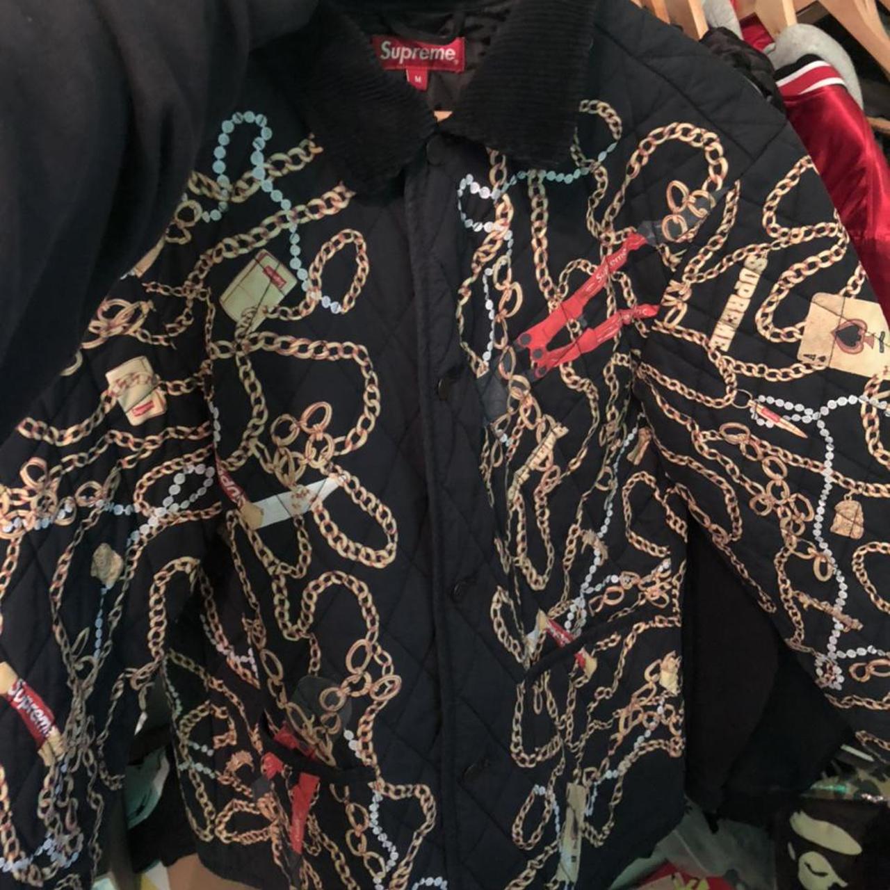 supreme quilted jacket
