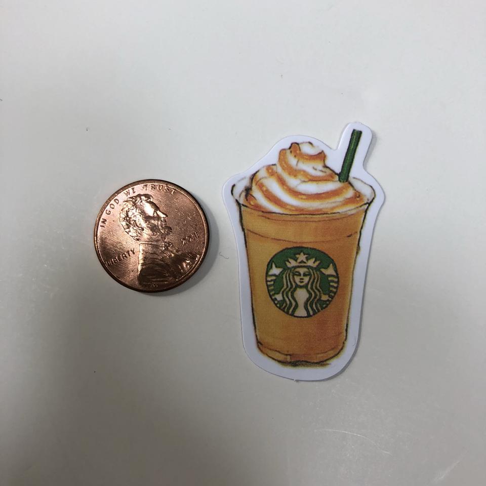 unicorn frappe (Starbucks) sticker buy any 2, get - Depop